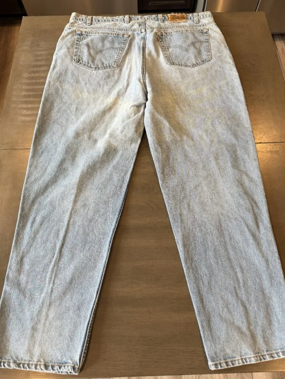 Vintage Levi Strauss 545 Loose Fit Men’s Jeans W46 L32 Medium Wash Brown Tag